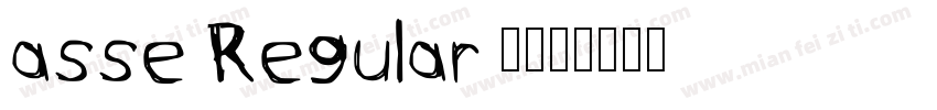 asse Regular 6字体转换